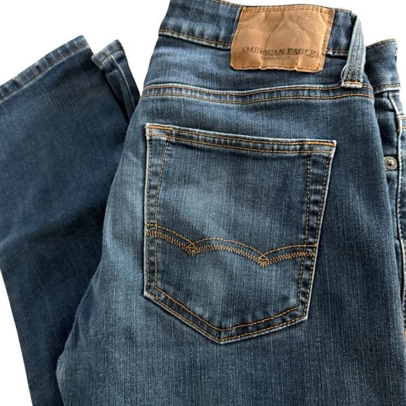 American Eagle Extreme Flex Slim Men’s Jeans Size 30 x 34 - Picture 3 of 12